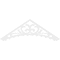 Ekena Millwork Pitch Genova Architectural Grade PVC Gable Pediment, 60"W x 20"H x 1"P (8/12) GPP060X020X100GEN - alternate 5